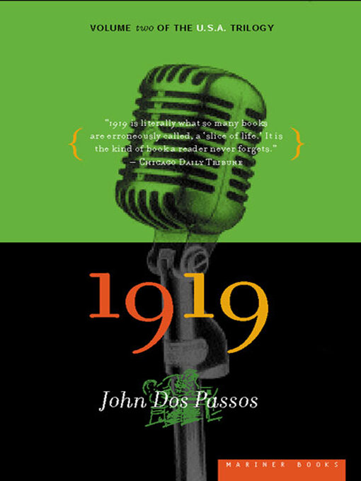 Title details for 1919 by John Dos Passos - Available